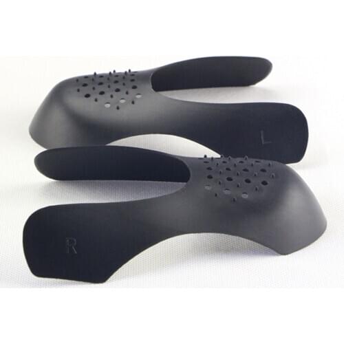 Hot Practical Universal Sneaker Shields Decreaser Force Fields Anti Crease Shield Shoes Accessories Solid Unisex Harajuku Black