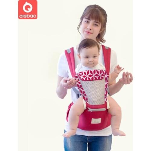Baby Carrier Infant Ergonomic Hipseat Sling Kids 3 in 1 Functional Front Facing Kangaroo for daddy mommy Travel 0-36M AEB06