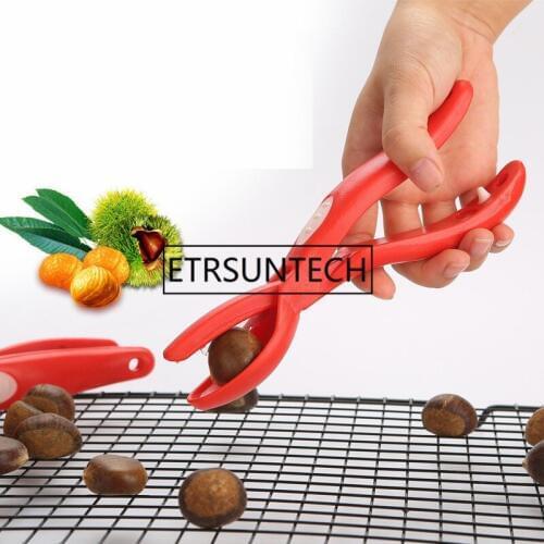 100pcs Stainless Stee Chestnut Clip Walnut Pliers Cherry Plier Clamp NutCracker Sheller Cutter Nut Opener Kitchen Tools