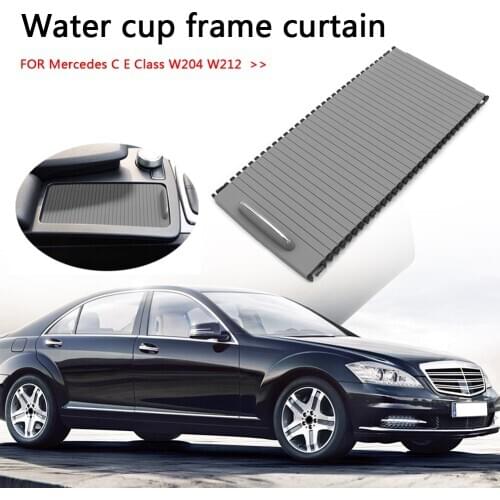Curtain Console Covers Cup Holder Personal Car Roll Easily Installation Elements for Mercedes Benz W204 W212 C E Class