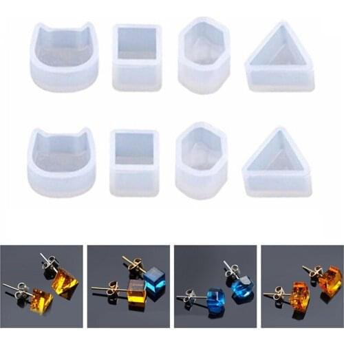 Silicone Mold for DIY Resin Earrings Jewelry Molds Uv Resin Epoxy Mould for Jewellry Making Tools