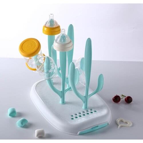 Baby Bottle Drying Racks foldable Bottle Cleaning Dryer Drainer Storage Fruit Dish Drain Dry Rack Portable