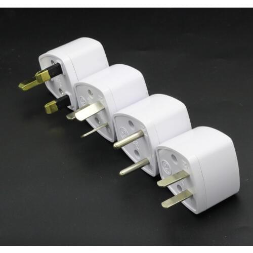 High Quality Practical Universal EU UK AU to US USA AC Power Adapter Plug Converter 2 Flat Pin for Rc Battery Charger