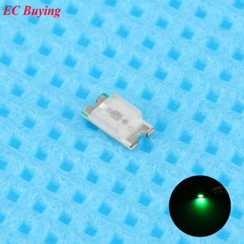 100pcs 0805(2012) Yellow Green LED SMD Chip Bulb Lamp Surface Mount SMT Bead Ultra Bright Light Emitting Diode DIY Highlight