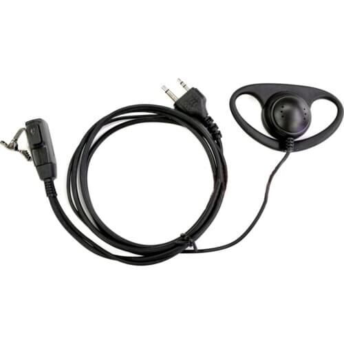 10xD Shape Headphone Headset Earpiece Mic For Midland Radio AVPH3 AVP-H3 GXT650 GXT656 GXT700 GXT735 GXT750 GXT800 GXT808 GXT850