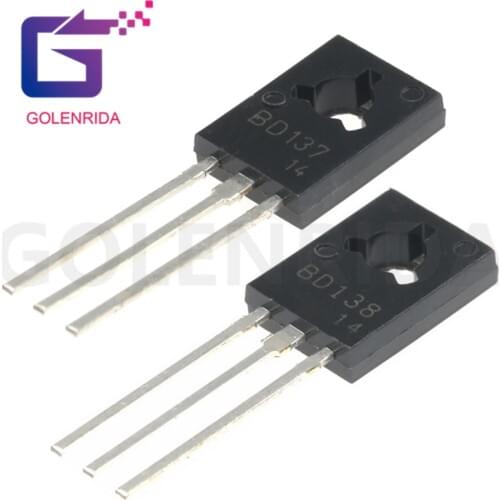 20PCS BD137 BD138 BD235 BD236 TO-126
