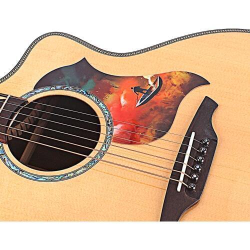 Acoustic Guitar Pickguard Pick Guard Scratch Plate Self adhesive Pickguard for Acoustic Guitar