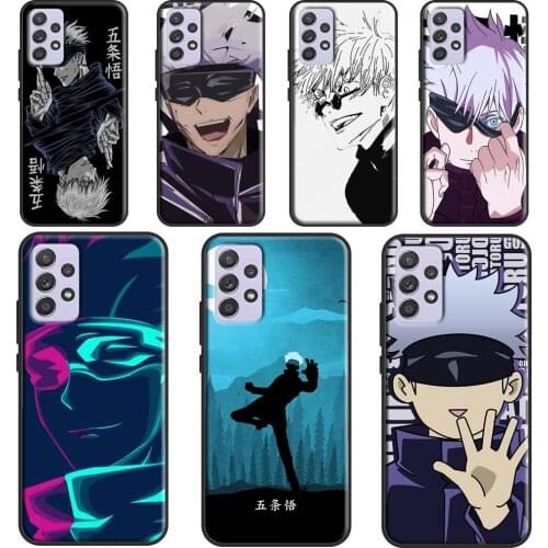 Jujutsu Kaisen Gojo Satoru Fundas For Samsung A51 A71 A41 A31 A11 A21S A12 A32 A42 A52 A72 A02 A10 A20 S A50 A70 Case