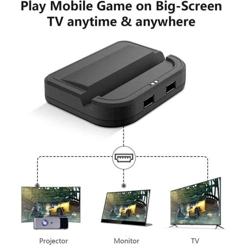 Mobile Game Controller Wired Gaming Converter Adapter USB C Wired PUBG Mobile Gaming Keyboard Mouse Converter Adapter Dropship