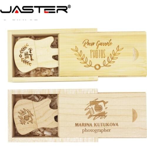 JASTER hot selling Wooden Big guitar USB real capacity USB 2.0 4GB/8GB/16GB/32GB/64GB USB flash drive (free custom logo )