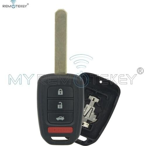 Remtekey Remote key shell 4 button MLBHLIK6 1T HON66 for Honda Accord CRV Civic 2014