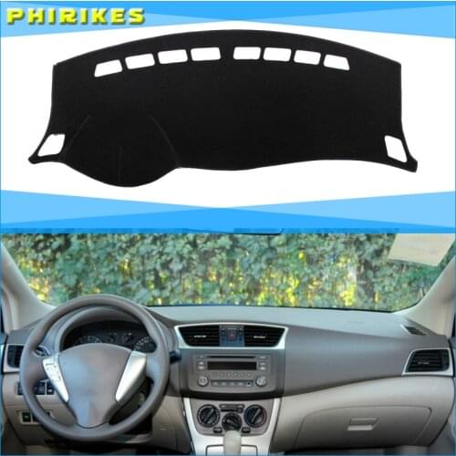 For Nissan Pulsar / Sylphy B17 Sedan 2013 - 2017 Car Dashboard Cover Mat Pad Interior Sun Shade Instrument Carpet Accessories