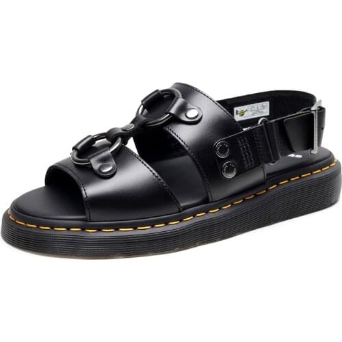 Summer Martin Women Sandals Real Leather High Quality Ladies Slippers Sandalias De Las Mujeres 2021 New Shoes For Men Sandals