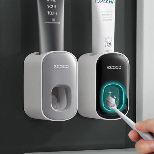 Restroom Wall-mounted Toothpaste Squeezer Punch-free Toothpaste Dispenser Home Bathroom Tool Moisture-proof Bathroom Accessories