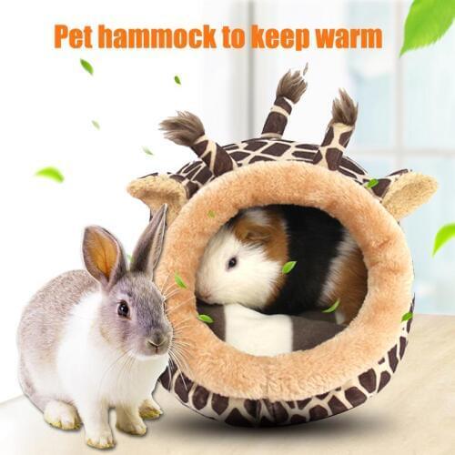 New Cute Chinchillas Squirrel Dog Cat Bed Mini Animals Nest Hamster House Cage Accessories Guinea Pigs Hamster Bed
