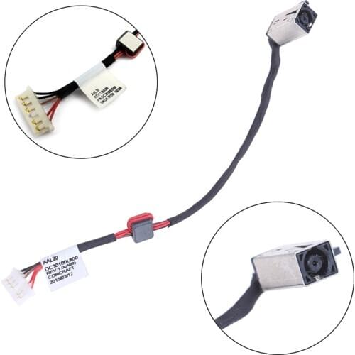 New DC Power Jack Cable Socket For Dell Inspiron 15-5000 5555 5558 DC30100UD00