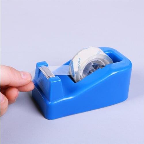 1pc Plastic Washi Tape Dispenser Masking Tape Holder Tape Cutter DIY Packing Double Sided Tape Dispenser School Office Supplies
