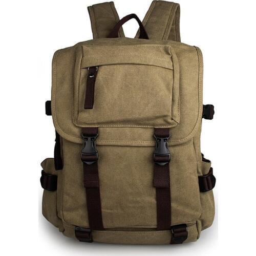 Unisex Casual Canvas Backpack Tote Shoulders Bag 9023N