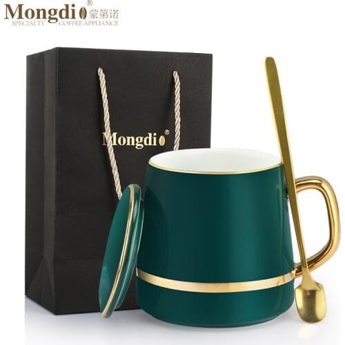 Luxury Ceramic Coffee Cups Mongdio Espresso Tea Vintage Latte Mug Beautiful Original Porcelain Tableware