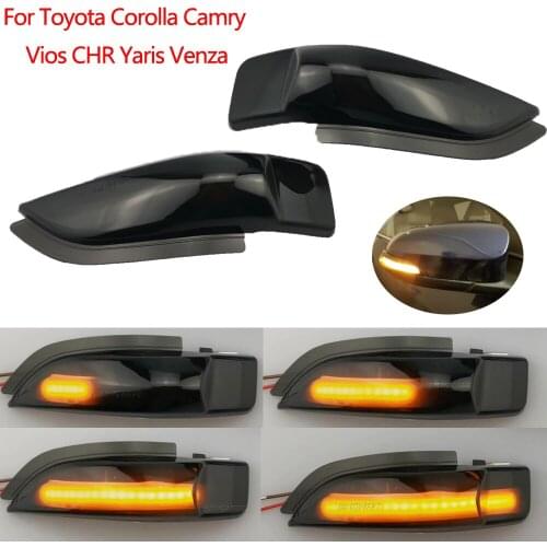 Superb For Toyota Camry Corolla Prius C Venza Avalon Vios Yaris Scion iM LED Dynamic Turn Signal Side Mirror Indicator Light