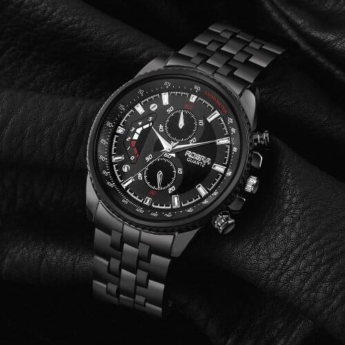 High Quality Mens Tungsten Steel Quartz Watch Men Fashion Business Wristwatch Male Casual Military Quartz Watch Relogio Clock