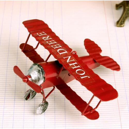 The explosion of creative iron plane model small ornaments retro crafts wholesale Home Furnishing children bedroom decor