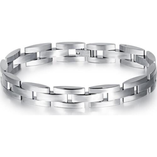 Healthy Bracelet for Women Men Gold/Black Color Stainless Steel Bangles Element Bracelets