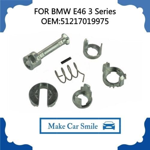 10 SETS FOR E46 Door Lock Repair Kit Fit BMW E46 3 Series 323i 323c 323ci 325i 325c 325ci 328i M3 Barrel Cylinder 1998-2006