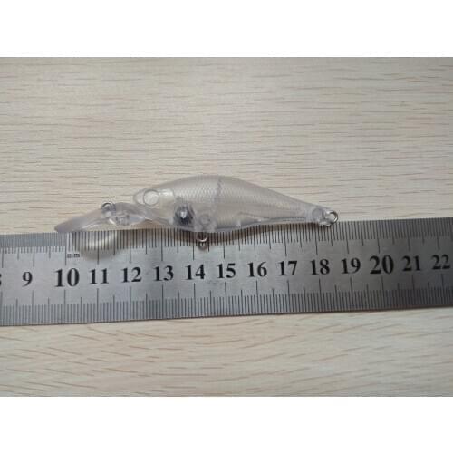 10pcs Unpainted Fishing Lure Body MB Crank Hardbaits Fishing Wobbler Artificial baits 87mm 5.5g Blank lures ZEBT84