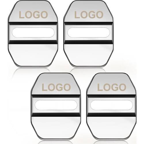 4pcs Car Door Lock Cover Protective Cover Sticker For AMG Mercedes W212 W213 W211 W210 W204 W205 W463 W176 W177 A/B/C/E Class