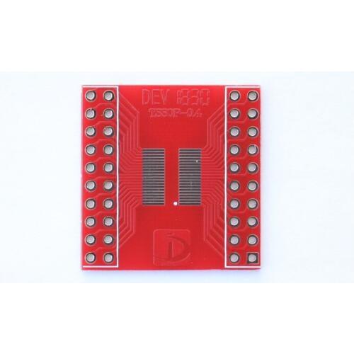 Free Shipping! 4pc TSSOP SSOP SOP 40P adapter plate 0.4mm 0.5mm PCB bare board [DEV1830]