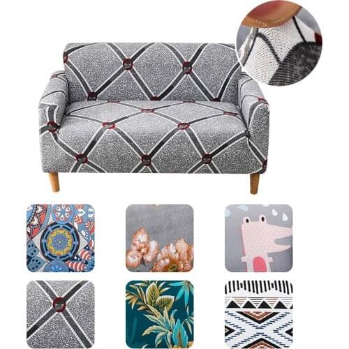 Universal Sofa Cover Elastic Cover for Living Room L Shape Cover for Upholstered Furniture Cover for Corner Sofacover Adjustable