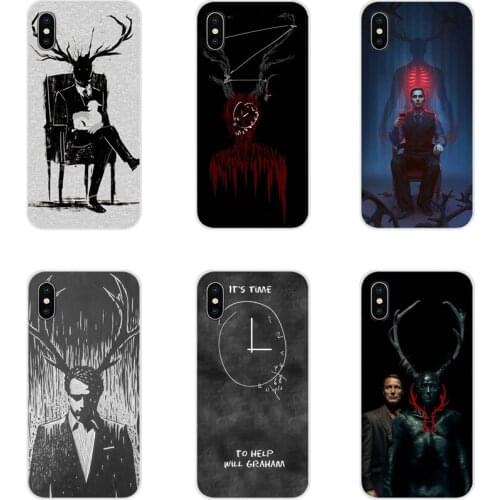 For Samsung Galaxy A3 A5 A7 A9 A8 Star A6 Plus 2018 2015 2016 2017 Soft Transparent Shell Covers Hannibal TV Series eat the rude