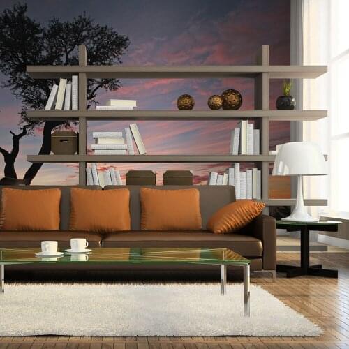 Wall mural-Silhouette of a tree Acacia-300x231 cm