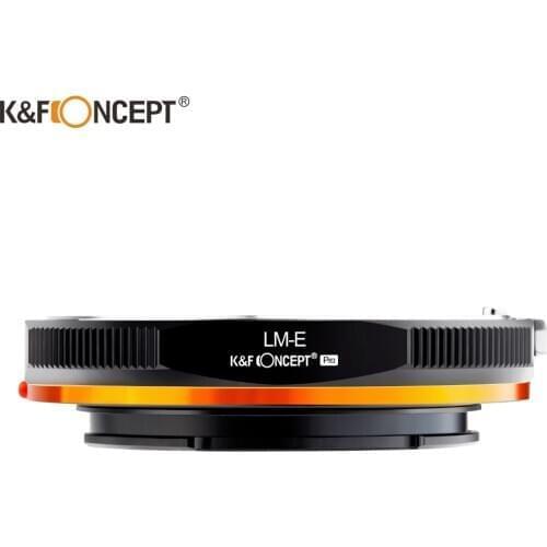 K&F CONCEFT LM-E Leica M L/M Lens to NEX E Mount Camera Adapter Ring for Leica M Lens to Sony NEX E mount Camera Body
