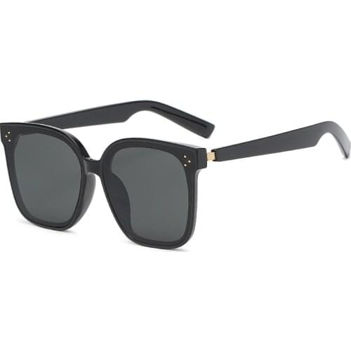 Vitange Square Sunglasses Women Men Fashion Wide legs Blue Yellow Sun Glasses Female Retro Black Shades Mirror UV400 Eyeglasses