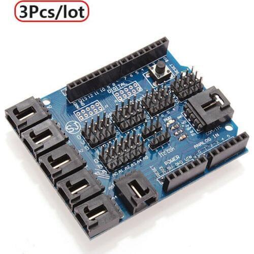3Pcs/lot Sensor Shield V4.0 Sensor Expansion Board For DIY Robot Electronic Building Blocks Free Shipping