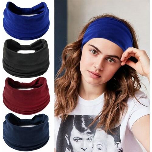 Cotton Elastic Knot Headbands for Women Girl Twist Cross Hairband Makeup Head Band 2021 Women Fashion Hair Ties Hair Accessories