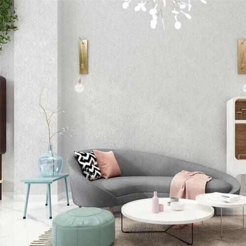 Retro home Nordic simple pure pigment color cement gray wallpapers living room restaurant clothing store industrial style обои