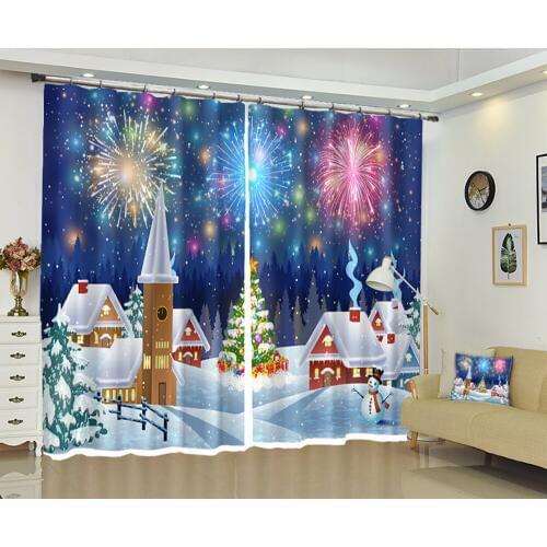 Porte feuille luxe Blackout 3D Window Curtains Living room Bedding Hotel/Office Curtain Drapes Cortinas Rideaux pillowcase