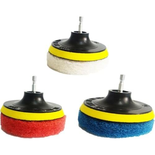 5pcs Drill Power Scrub Clean Brush For Tiles grouts Bathroom floor mats Carpet Cleaning Power Scrub 4 inch 100mm