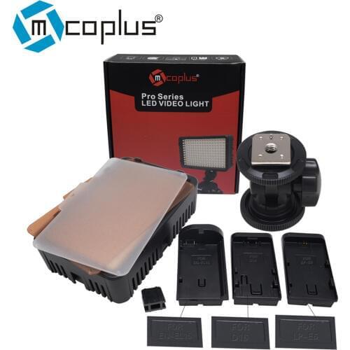 Mcoplus Camera LED Video Light Photo Studio Light Lamp 5600K Dimmable for Canon Nikon Pentax DSLR Camera Video Camcorder