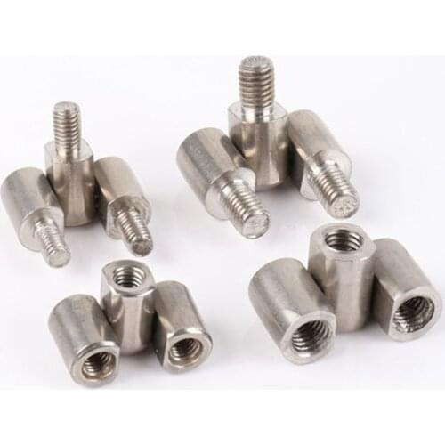 Triple 201 stainless steel hinge triple external screw M6M8 triple internal screw detachable hinge