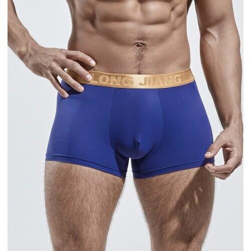 Mens Underwear Boxers Men Boxershort Panties Man Boxeur Homme Underpants Calzoncillos Ice Silk Brethable Mid-Rise Panties