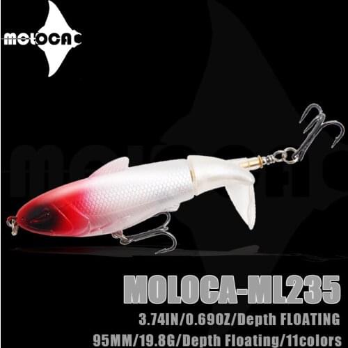 Whopper Plopper Fishing Lure Weights 17.8g 95mm Floating Topwater Baits Pesca Wobbler For Pike Fish Tackle Isca Artificial Lures