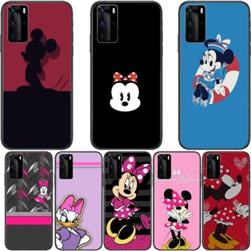 Funny cute cartoon phone cover soft Phone Case For Huawei P40 p30 P20 10 9 8 Lite E Pro Plus Black Etui Coque Painting Hoesjes c