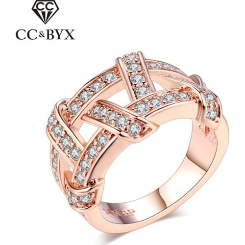 CC Jewelry Fashion Vintage Jewelry Rings For Women Cincin Wanita Hollow Ring Bridal Wedding Engagement Accessory Bijoux CC1071
