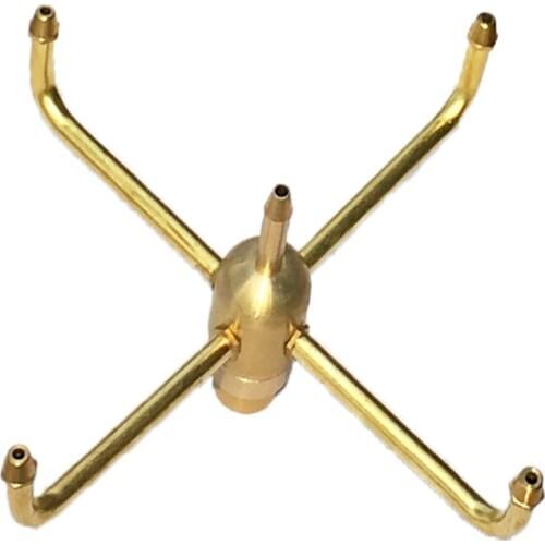 1-inch DN25 High quality brass rotary fountain nozzle landscape fountain nozzle thickening rotary nozzle