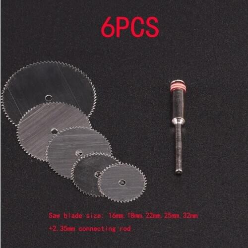 6PCS Electric grinder saw blades for wood use stainless steel saw blades
