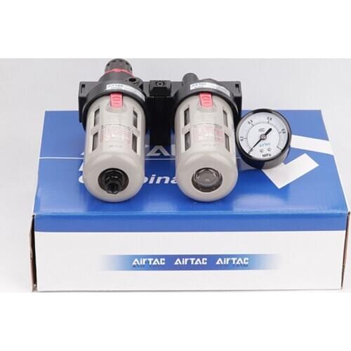 Airtac original BFC2000 1/4'' Air LUBRICATOR REGULATOR FILTER F.R.L COOMBINATION frl